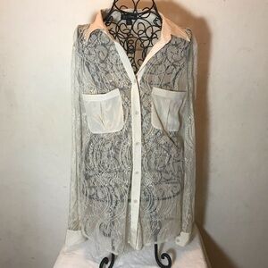 Bebe lace shirt
